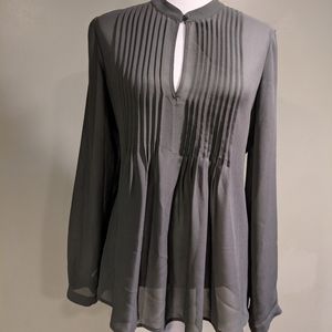 Green sheer Dress Top